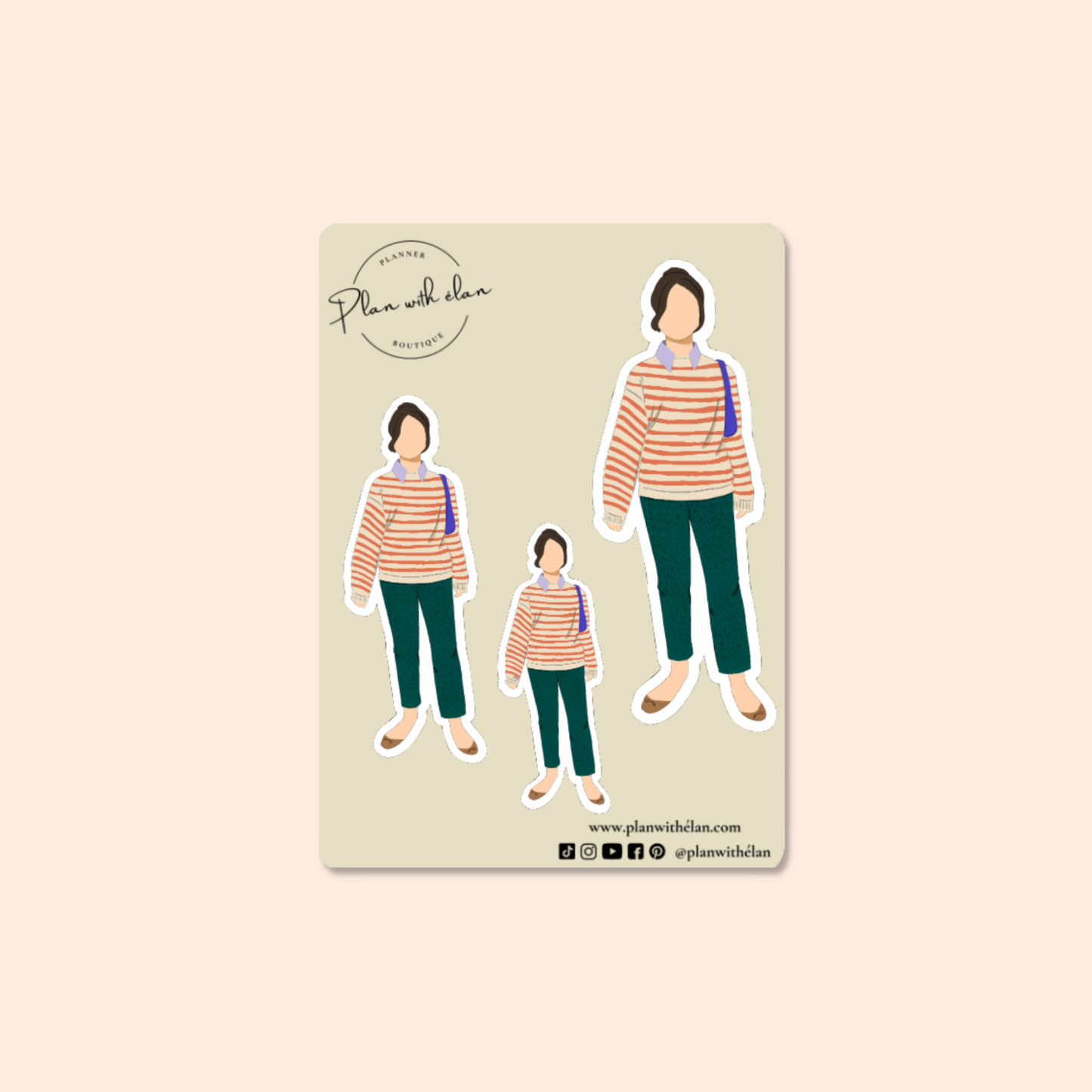 Pearl #1 Mini Fashion Sticker Sheet